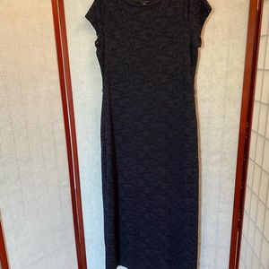 Navy blue long dress
